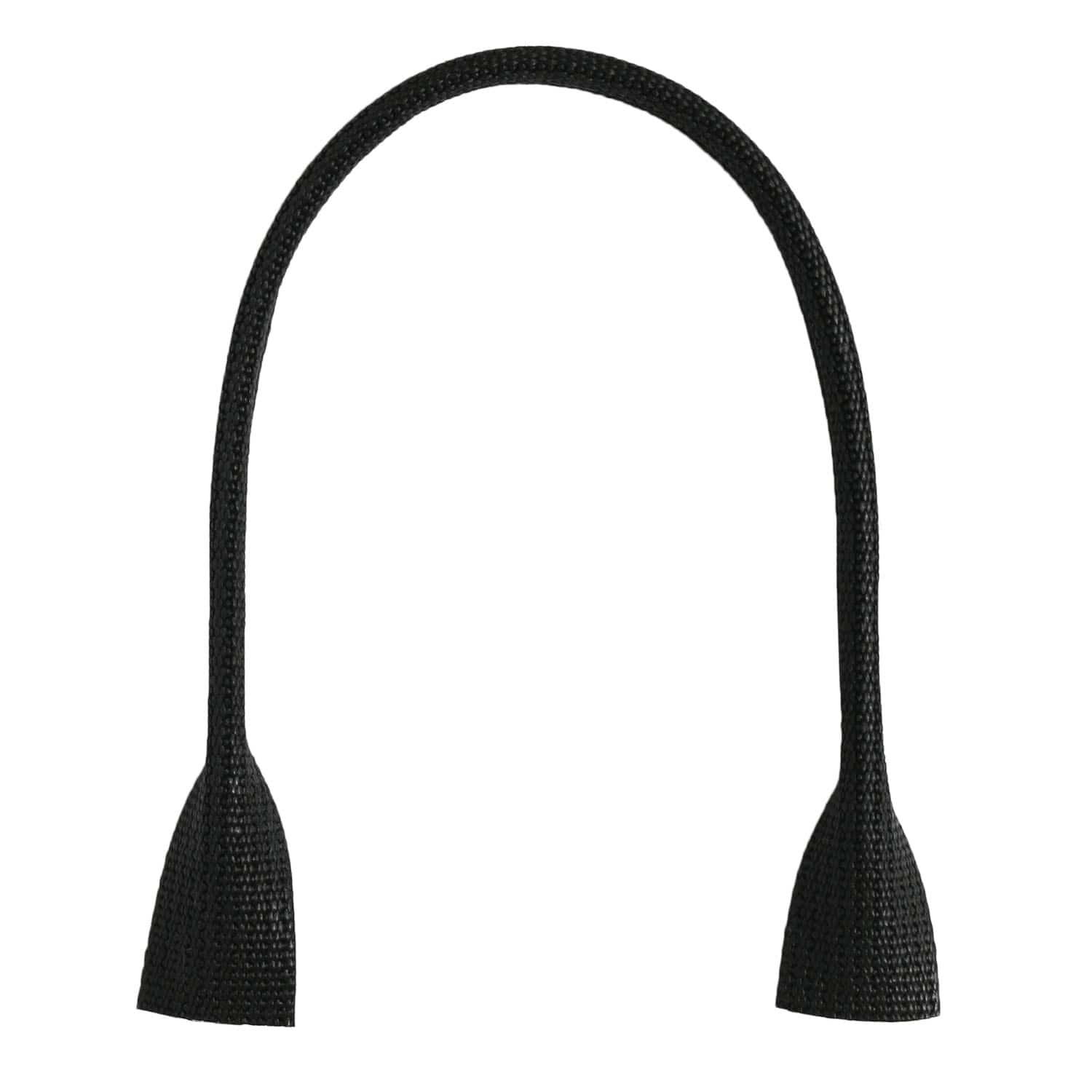 日本紐釦貿易 ワックスハンドル 黒 40cm 1組2本 DCH9858-30 (ご注文単位1組)【直送品】