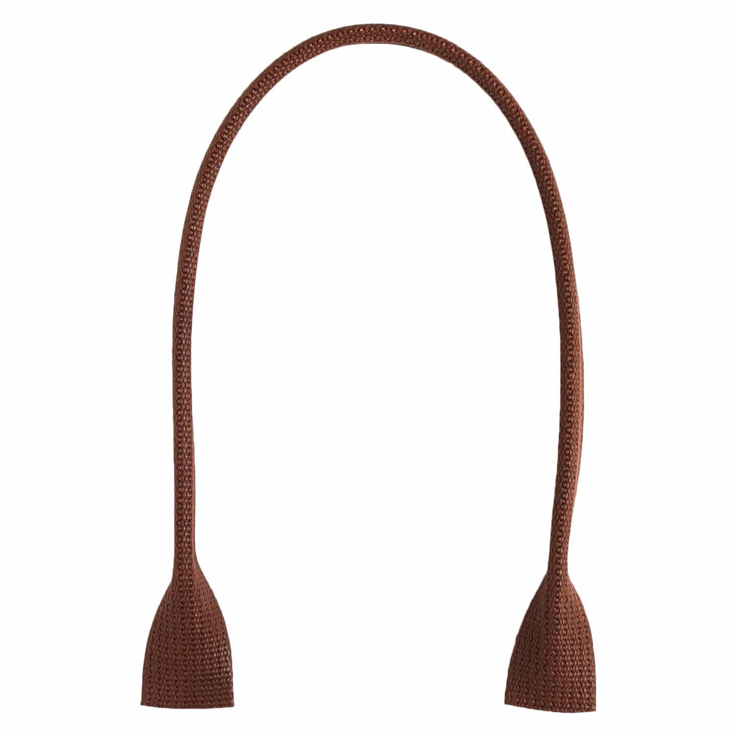 日本紐釦貿易 ワックスハンドル 茶 50cm 1組2本 DCH9859-6 （ご注文単位1組）【直送品】