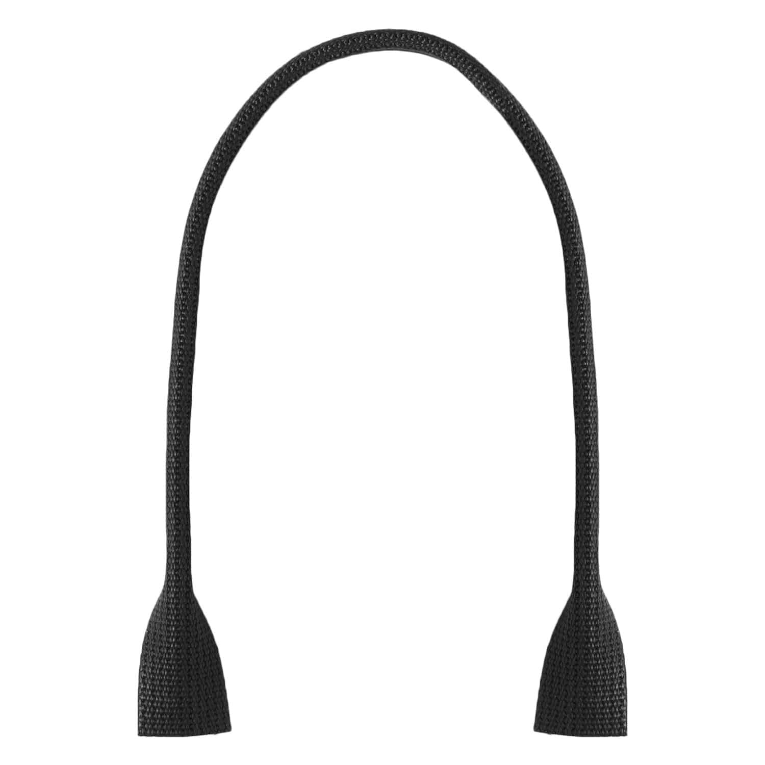 日本紐釦貿易 ワックスハンドル 黒 50cm 1組2本 DCH9859-30 (ご注文単位1組)【直送品】