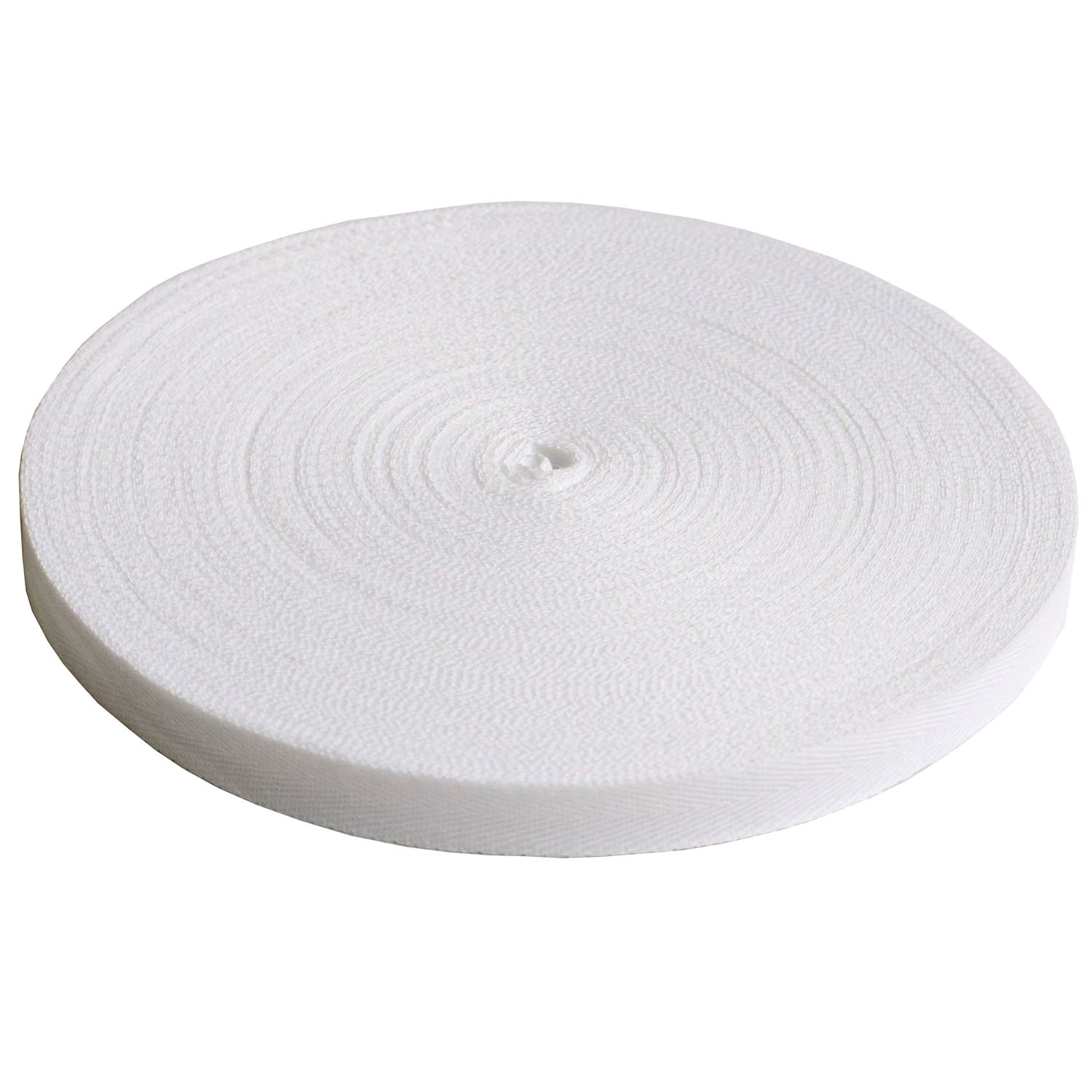 日本紐釦貿易 乙姫印 特上綾テープ 衣料用ひも 幅9mm×30m巻 白晒/綾織り No.3 （ご注文単位1束）【直送品】