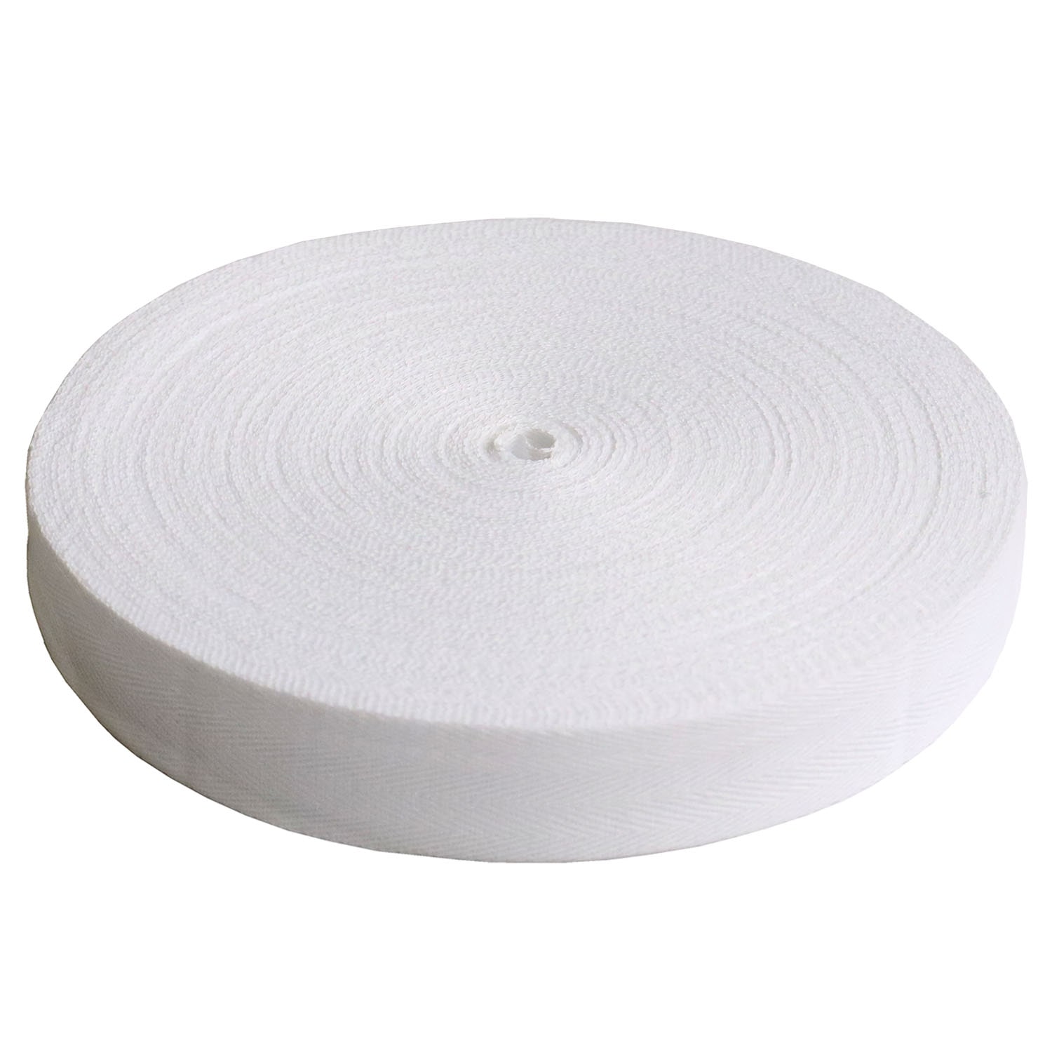 日本紐釦貿易 乙姫印 特上綾テープ 衣料用ひも 幅18mm×30m巻 白晒/綾織り No.6 （ご注文単位1束）【直送品】