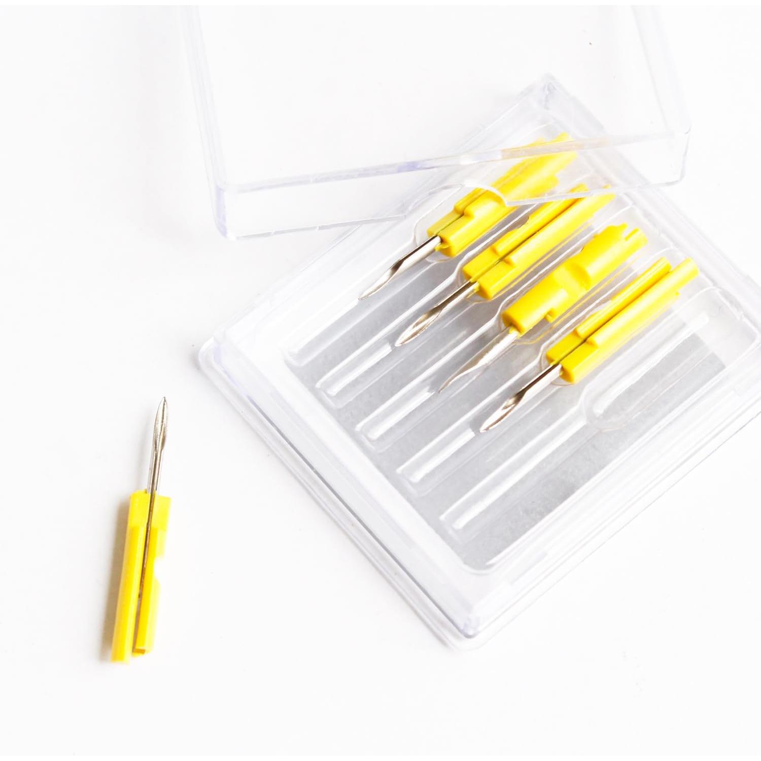 日本紐釦貿易 イージーステッチ 替え針 27mm シルバー 5本 P4-40 （ご注文単位1束）【直送品】