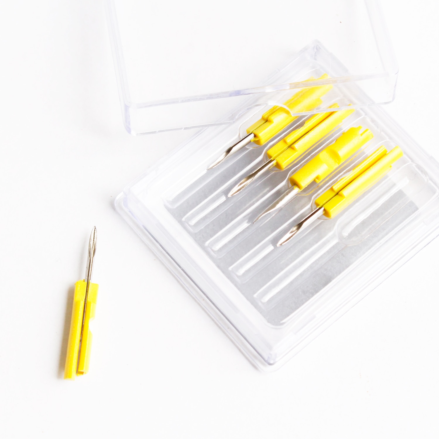 日本紐釦貿易 イージーステッチ 替え針 27mm シルバー 5本 P4-40 （ご注文単位1束）【直送品】