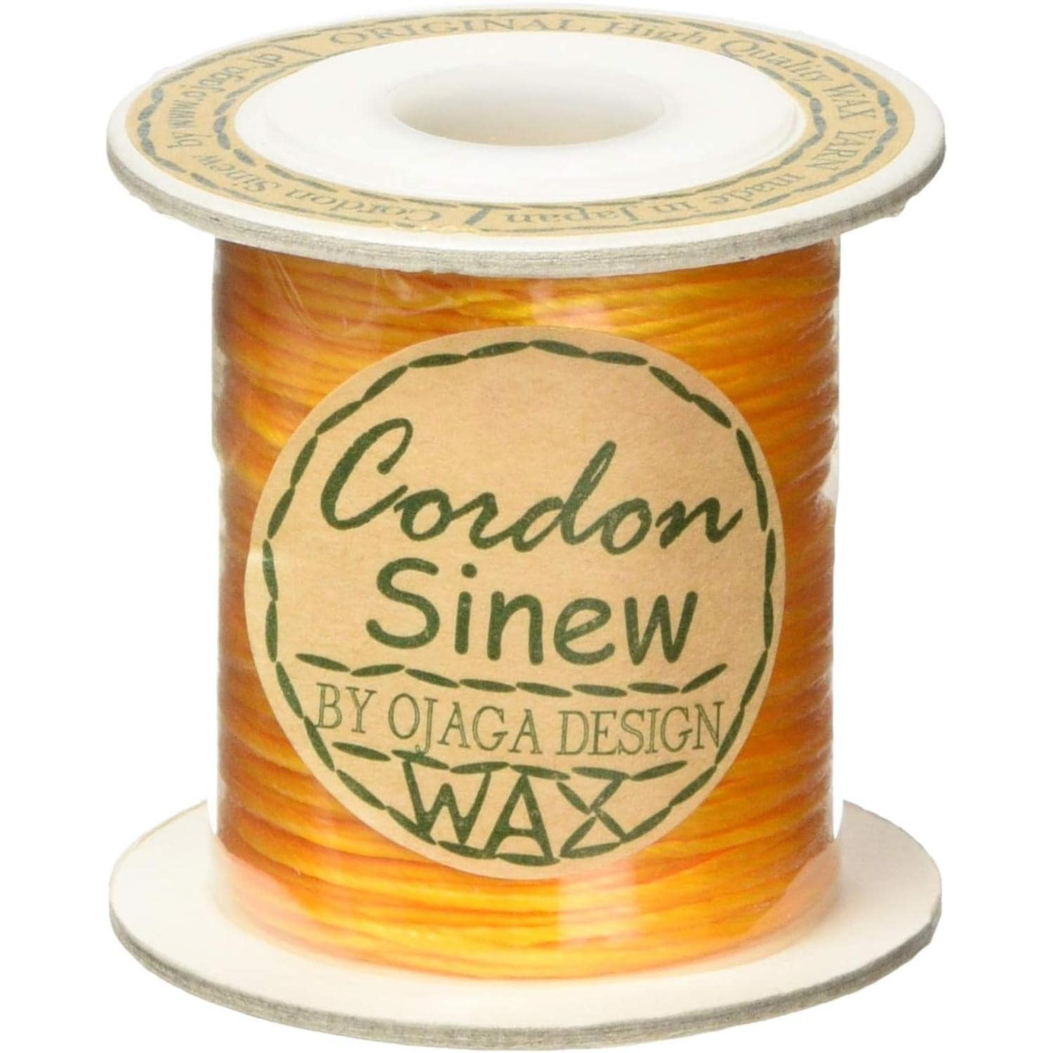 日本紐釦貿易 シニュー糸 革用手縫い糸 50m SN51-YY (ご注文単位1巻)【直送品】