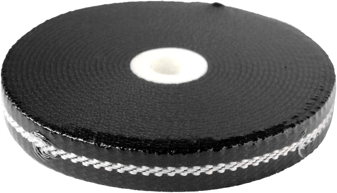 日本紐釦貿易 プレッピーテープ ライン入 ブラック 幅15mm 5m巻 PR1500-151 (ご注文単位1束)【直送品】