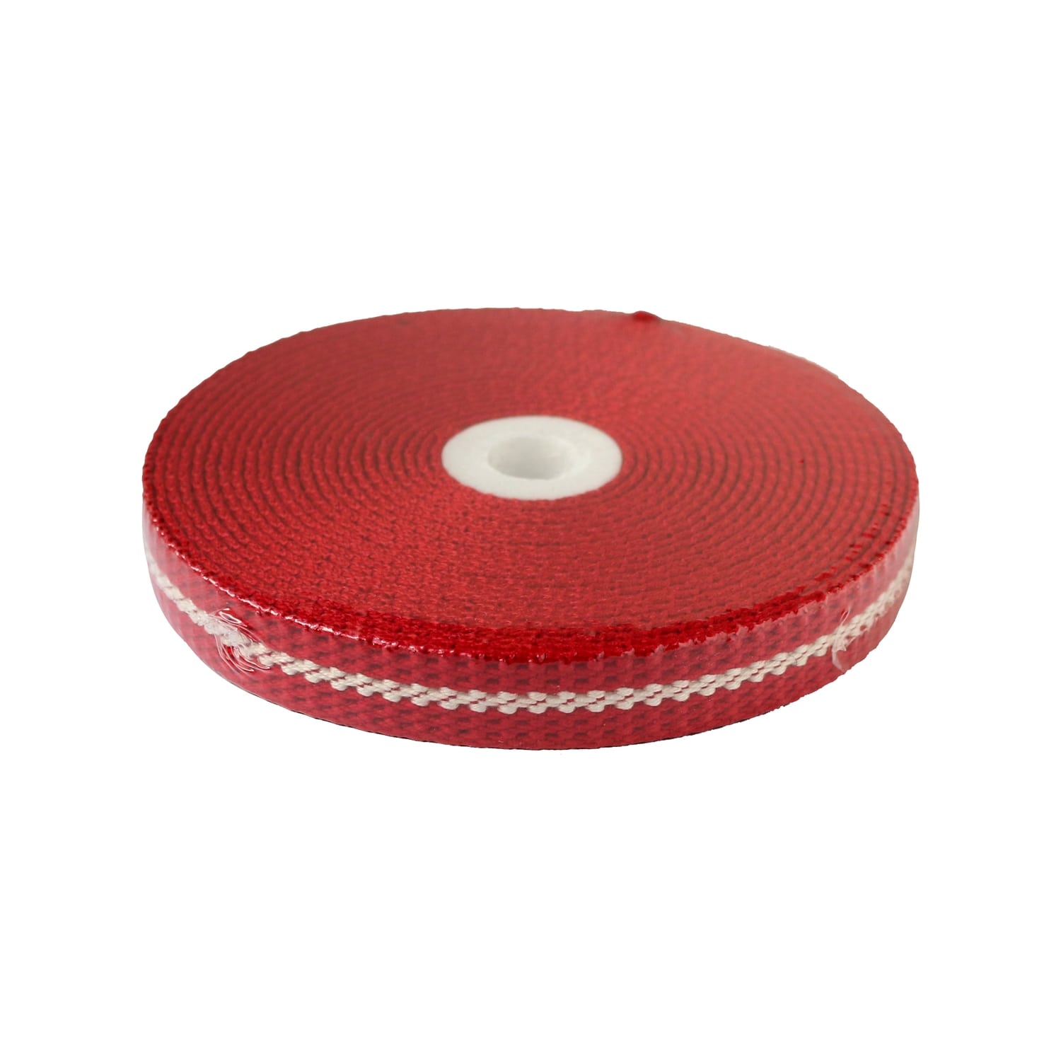 日本紐釦貿易 プレッピーテープ ライン入り レッド 幅15mm 5m巻 PR1500-153 (ご注文単位1束)【直送品】