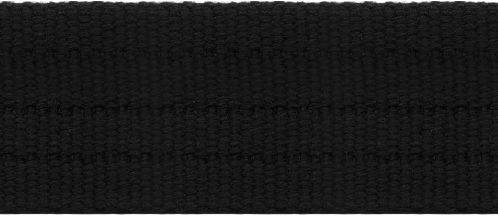 日本紐釦貿易 平コールテープ 30mm幅×5m巻 ブラック HC1300-5M-536 （ご注文単位1巻）【直送品】