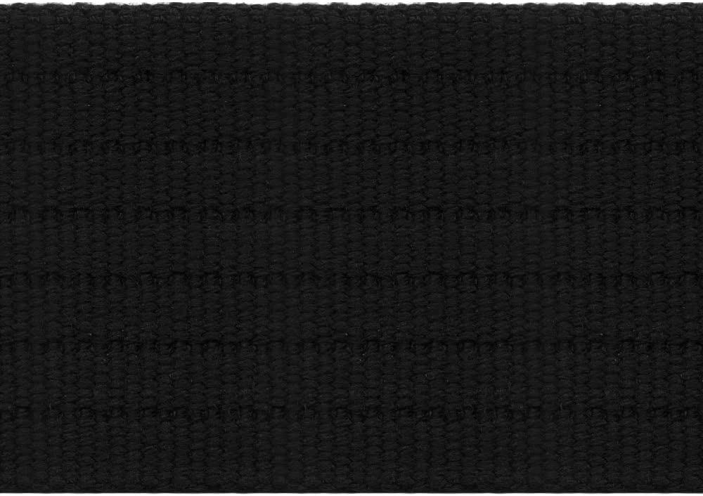 日本紐釦貿易 平コールテープ 50mm幅×5m巻 ブラック HC1500-5M-536 （ご注文単位1巻）【直送品】