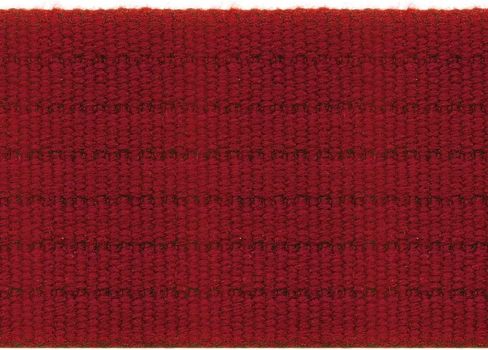 日本紐釦貿易 平コールテープ 50mm幅×5m巻 レッド HC1500-5M-507 （ご注文単位1巻）【直送品】