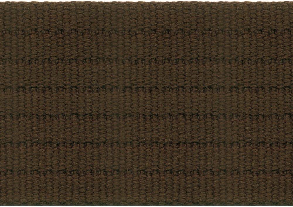 日本紐釦貿易 平コールテープ 50mm幅×5m巻 ダークブラウン HC1500-5M-527 （ご注文単位1巻）【直送品】