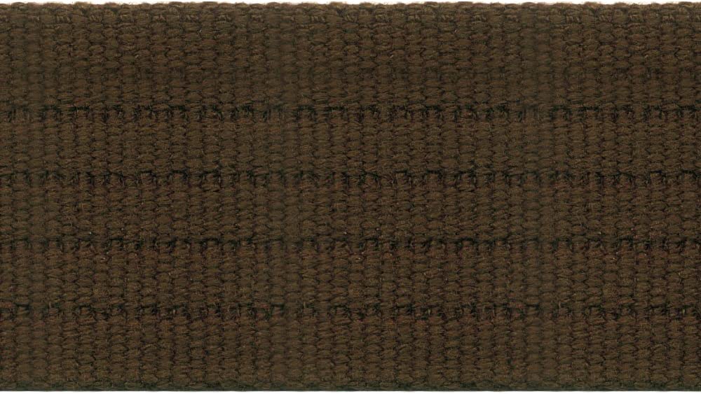 日本紐釦貿易 平コールテープ 38mm幅×5m巻 ダークブラウン HC1380-5M-527 （ご注文単位1巻）【直送品】