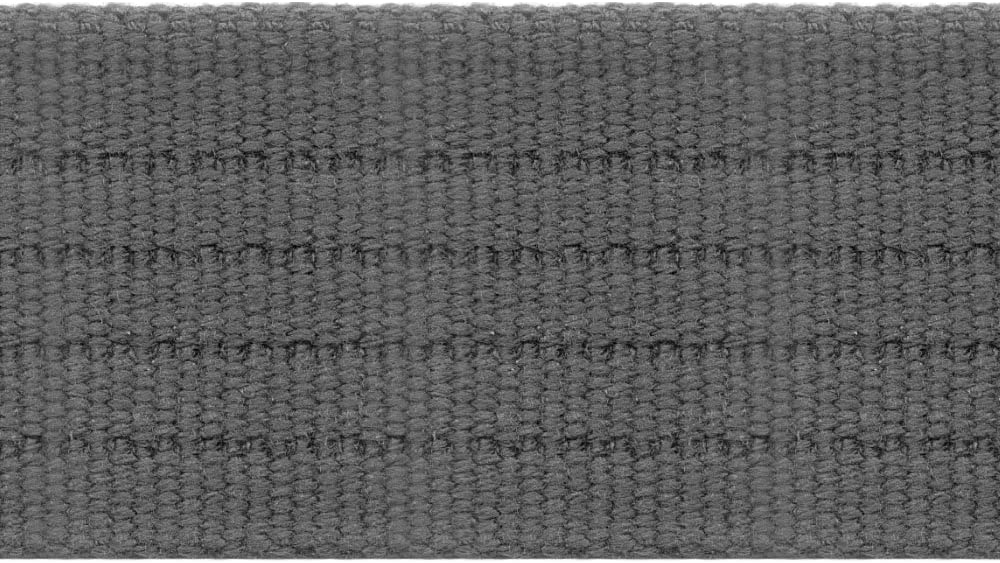 日本紐釦貿易 平コールテープ 38mm幅×5m巻 グレー HC1380-5M-533 （ご注文単位1巻）【直送品】