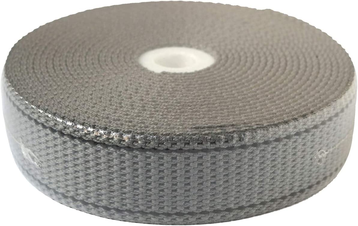 日本紐釦貿易 プレッピーテープ ステッチ グレー 幅30mm 5m巻 PR3500-325 （ご注文単位1巻）【直送品】