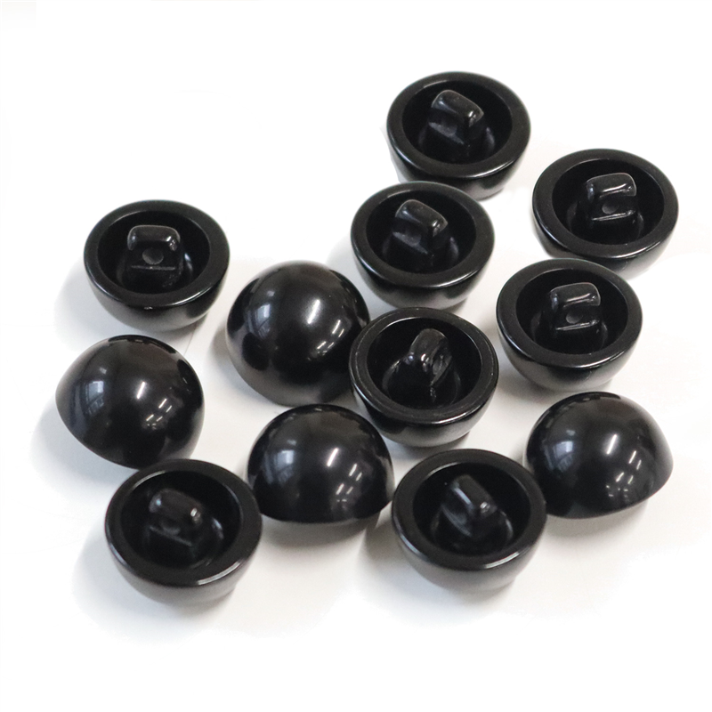 日本紐釦貿易(Nippon Chuko) 目玉ボタン 裏穴 黒 13mm 黒 12個 CE145 1袋（ご注文単位1袋）【直送品】