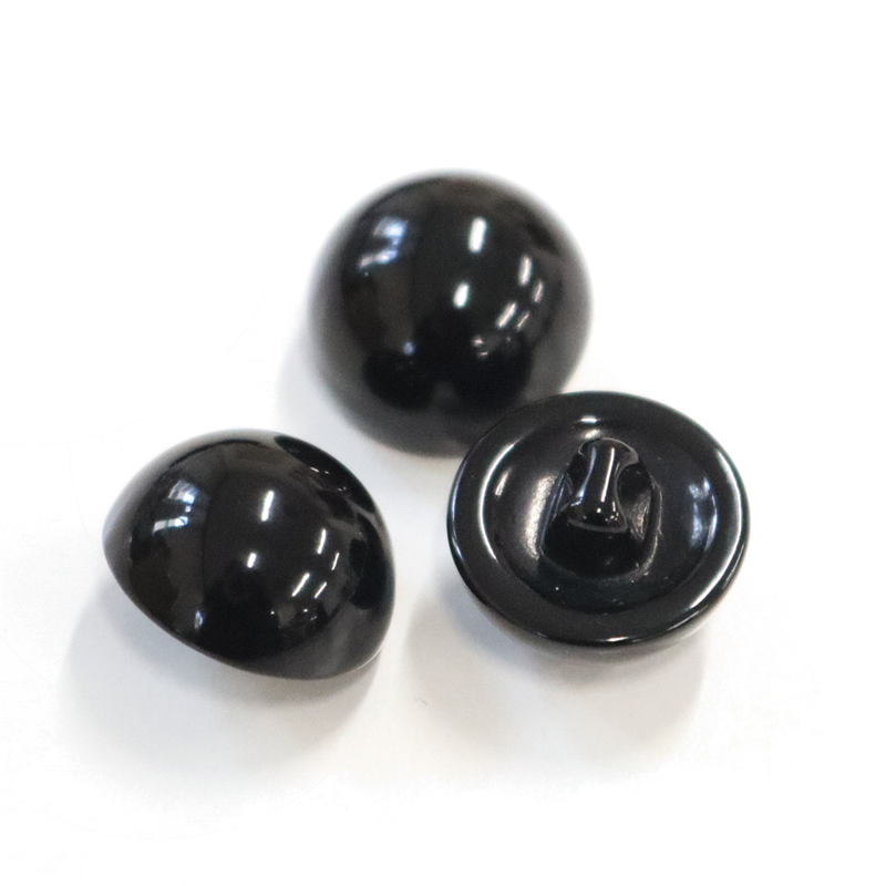 日本紐釦貿易(Nippon Chuko) 目玉ボタン 裏穴 黒 13mm 黒 12個 CE145 1袋（ご注文単位1袋）【直送品】