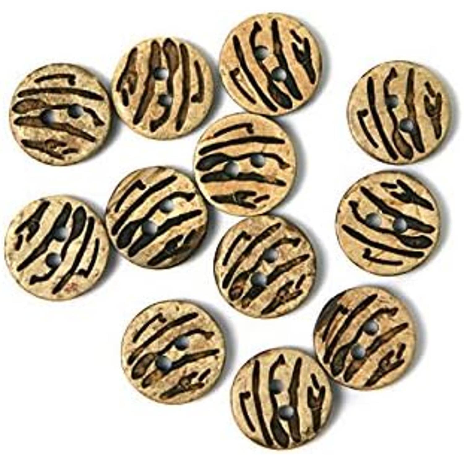 日本紐釦貿易 ハワイアンボタン φ11.5mm 12個入 CG908 （ご注文単位1枚）【直送品】