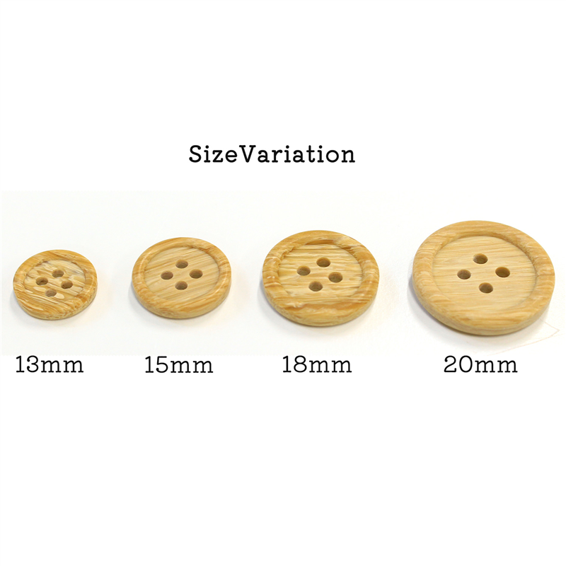 日本紐釦貿易(Nippon Chuko) 樹脂ボタン 20mm 4個 CG1204 1袋（ご注文単位1袋）【直送品】