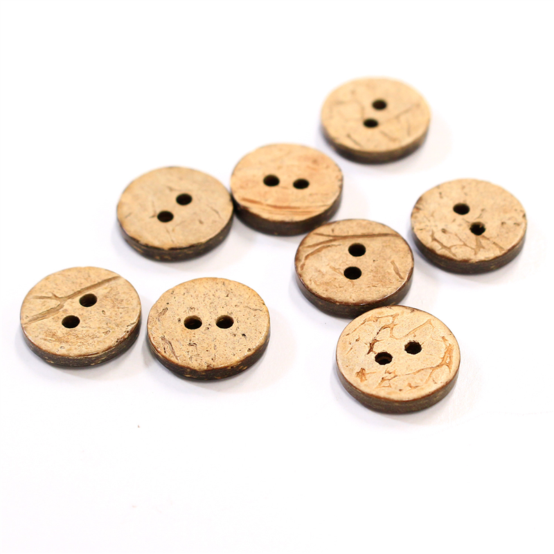 日本紐釦貿易(Nippon Chuko) やしの実ボタン 13mm 8個 CG1211 1袋（ご注文単位1袋）【直送品】