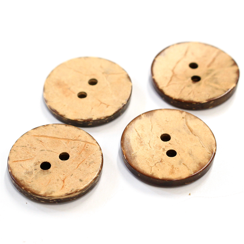 日本紐釦貿易(Nippon Chuko) やしの実ボタン 20mm 4個 CG1214 1袋（ご注文単位1袋）【直送品】