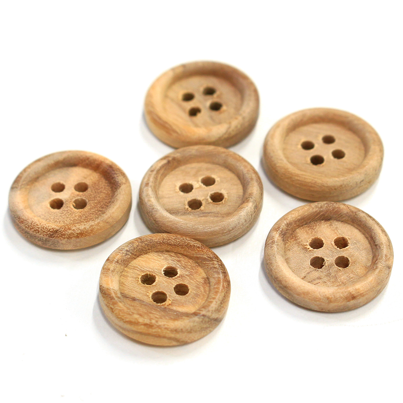 日本紐釦貿易(Nippon Chuko) オリーブボタン 18mm 6個 CG1218 1袋（ご注文単位1袋）【直送品】