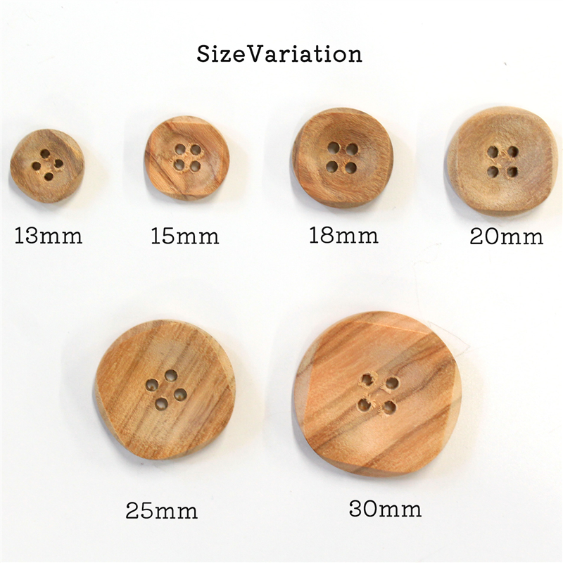 日本紐釦貿易(Nippon Chuko) オリーブボタン 30mm 3個 CG1227 1袋（ご注文単位1袋）【直送品】