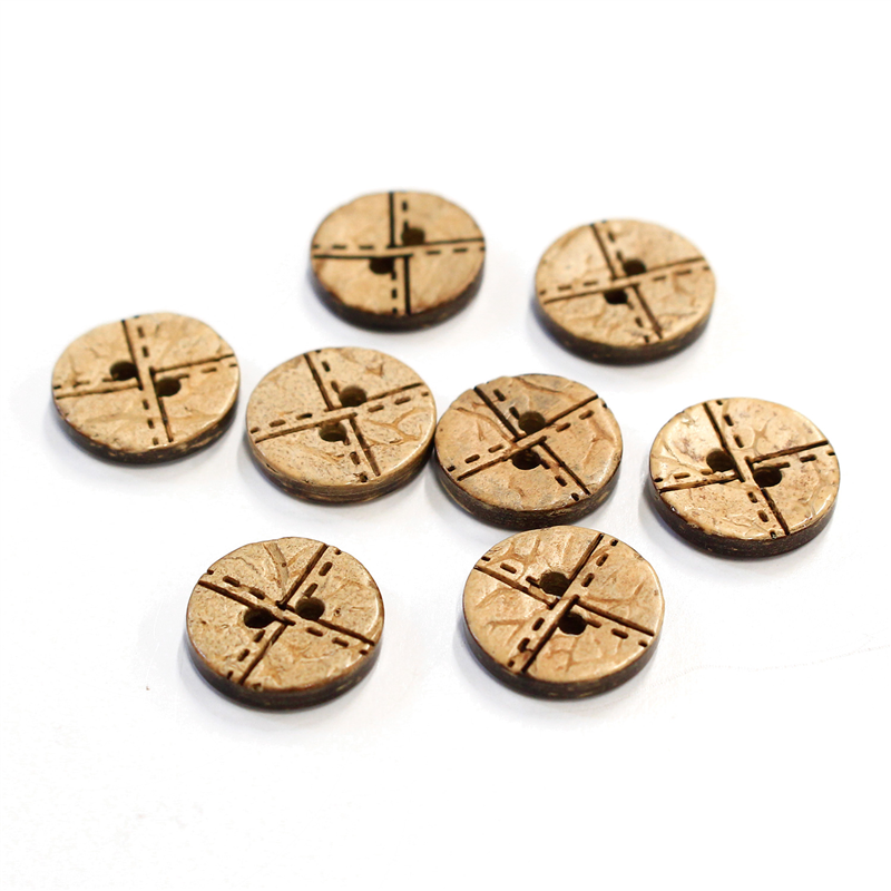 日本紐釦貿易(Nippon Chuko) ハワイアンボタン 13ｍｍ 8個 CG1301 1袋（ご注文単位1袋）【直送品】