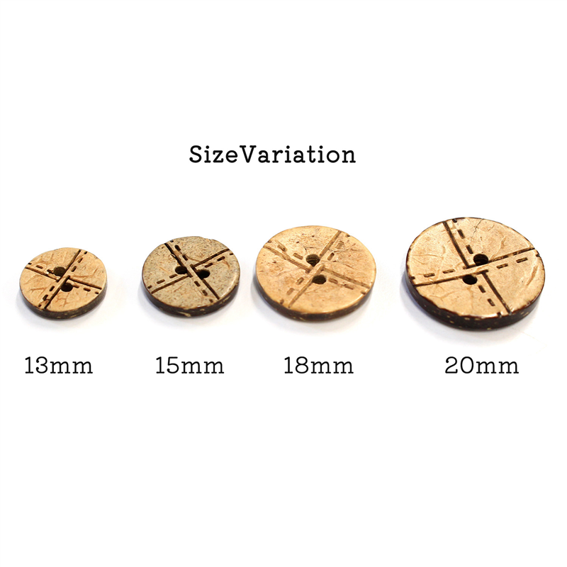 日本紐釦貿易(Nippon Chuko) ハワイアンボタン 13ｍｍ 8個 CG1301 1袋（ご注文単位1袋）【直送品】