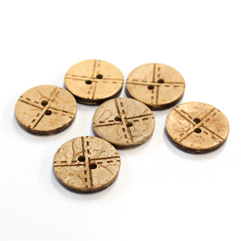 日本紐釦貿易(Nippon Chuko) ハワイアンボタン 18ｍｍ 6個 CG1303 1袋（ご注文単位1袋）【直送品】