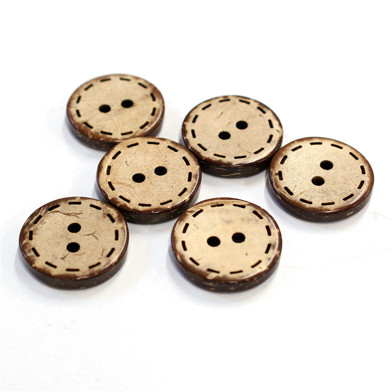 日本紐釦貿易(Nippon Chuko) ハワイアンボタン 18ｍｍ 6個 CG1307 1袋（ご注文単位1袋）【直送品】