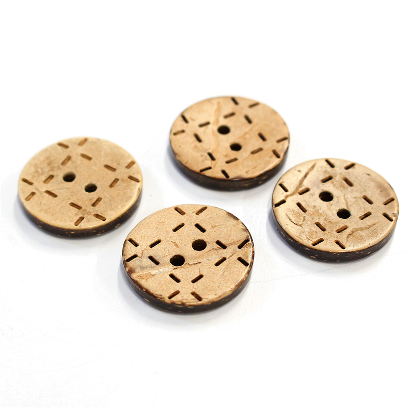 日本紐釦貿易(Nippon Chuko) ハワイアンボタン 20ｍｍ 4個 CG1312 1袋（ご注文単位1袋）【直送品】