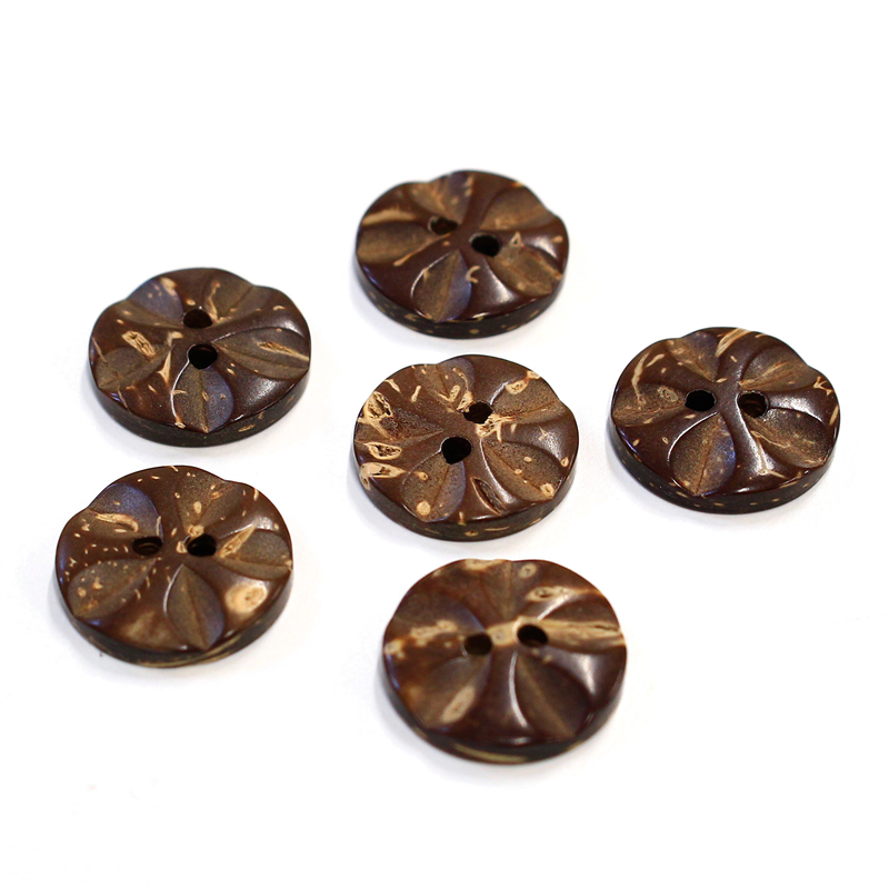 日本紐釦貿易(Nippon Chuko) ハワイアンボタン 15ｍｍ 6個 CG1319 1袋（ご注文単位1袋）【直送品】