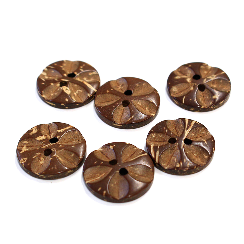 日本紐釦貿易(Nippon Chuko) ハワイアンボタン 18ｍｍ 6個 CG1320 1袋（ご注文単位1袋）【直送品】