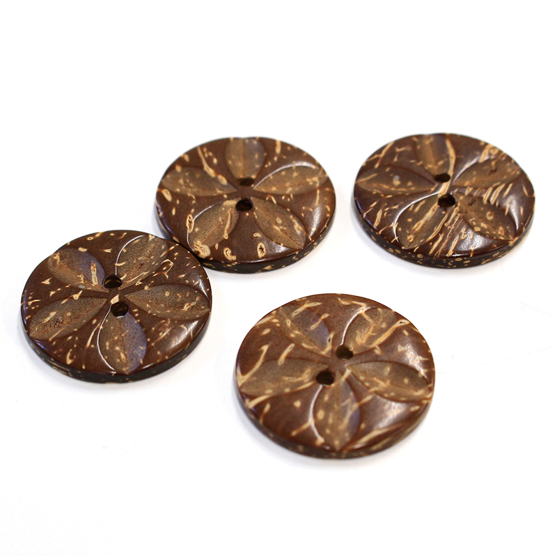 日本紐釦貿易(Nippon Chuko) ハワイアンボタン 25ｍｍ 4個 CG1322 1袋（ご注文単位1袋）【直送品】