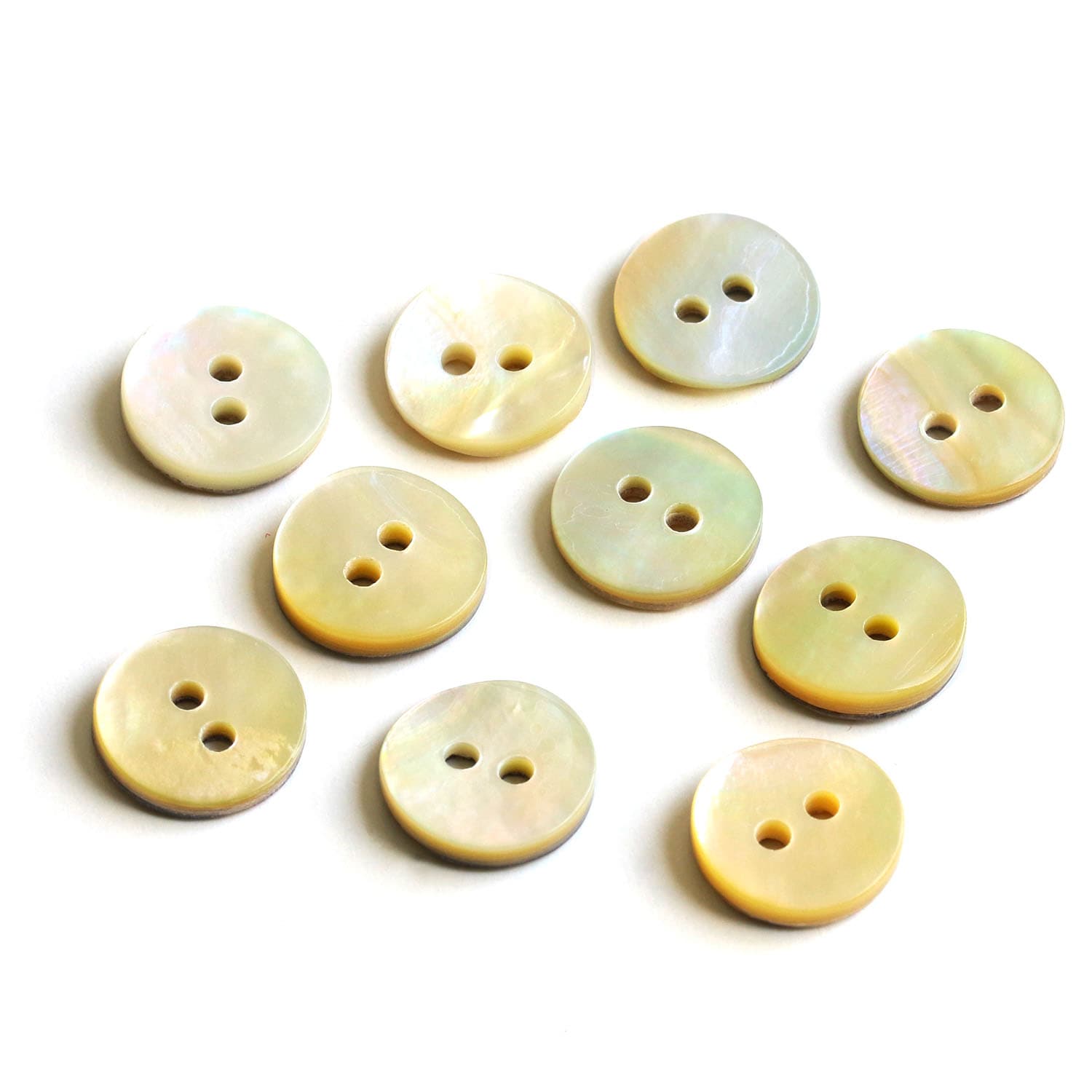 日本紐釦貿易 天然貝ボタン 10個入 径11.5mm CG1387 （ご注文単位1束）【直送品】