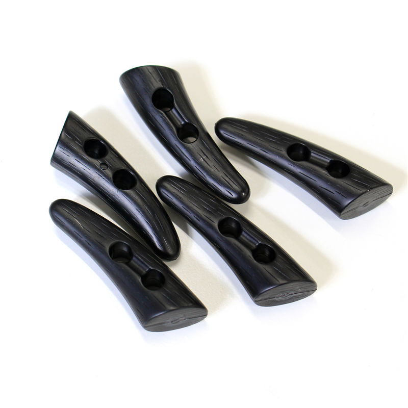 日本紐釦貿易(Nippon Chuko) ダッフルボタン 50mm 5個 黒 黒 WD12-50B 1袋（ご注文単位1袋）【直送品】