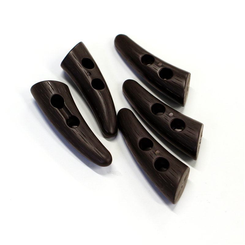 日本紐釦貿易(Nippon Chuko) ダッフルボタン 50mm 5個 茶 茶 WD12-50C 1袋（ご注文単位1袋）【直送品】