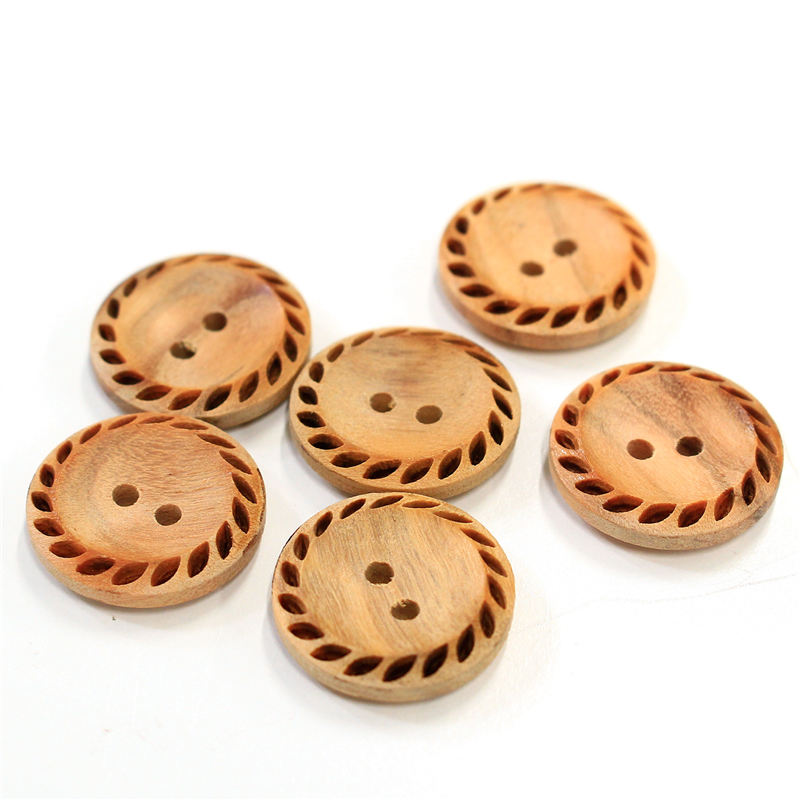 日本紐釦貿易(Nippon Chuko) ナチュラルボタン 18mm 6個 CG959 1袋（ご注文単位1袋）【直送品】