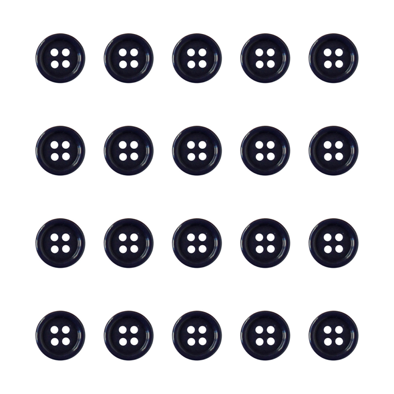 日本紐釦貿易(Nippon Chuko) カラーボタン 10mm 20個 紺 CG1700-10-58 1袋（ご注文単位1袋）【直送品】