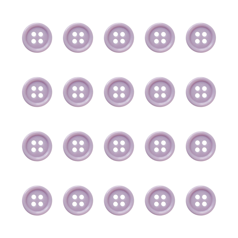 日本紐釦貿易(Nippon Chuko) カラーボタン 10mm 20個 ラベンダー CG1700-10-70 1袋（ご注文単位1袋）【直送品】