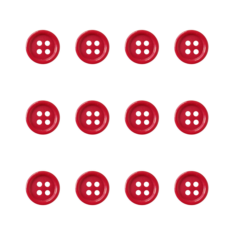 日本紐釦貿易(Nippon Chuko) カラーボタン 11.5mm 12個 ワイン CG1700-11-20 1袋（ご注文単位1袋）【直送品】