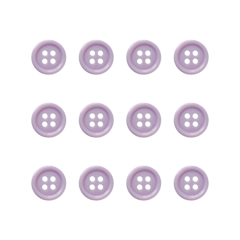 日本紐釦貿易(Nippon Chuko) カラーボタン 11.5mm 12個 ラベンダー CG1700-11-70 1袋（ご注文単位1袋）【直送品】