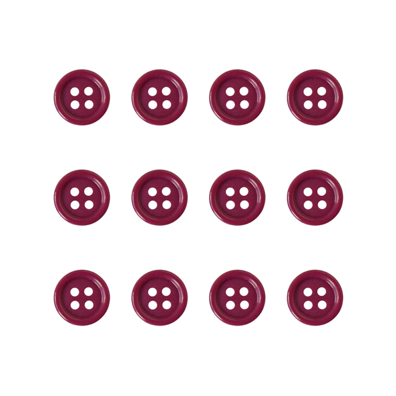 日本紐釦貿易(Nippon Chuko) カラーボタン 11.5mm 12個 パープル CG1700-11-73 1袋(ご注文単位1袋)【直送品】