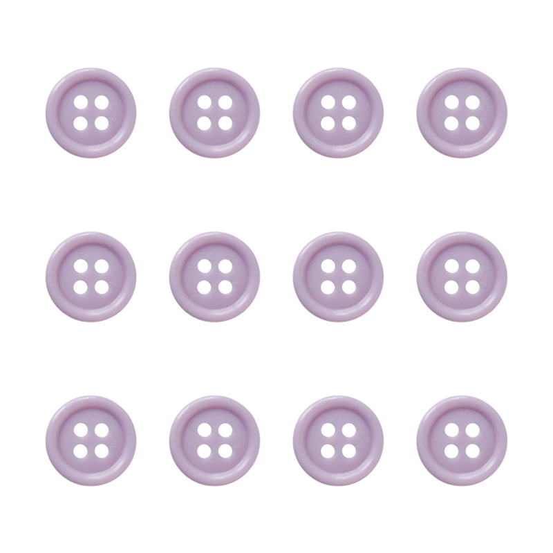 日本紐釦貿易(Nippon Chuko) カラーボタン 13mm 12個 ラベンダー CG1700-13-70 1袋（ご注文単位1袋）【直送品】