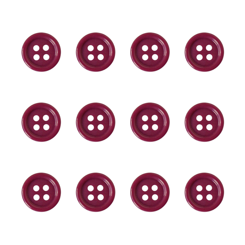日本紐釦貿易(Nippon Chuko) カラーボタン 13mm 12個 パープル CG1700-13-73 1袋(ご注文単位1袋)【直送品】
