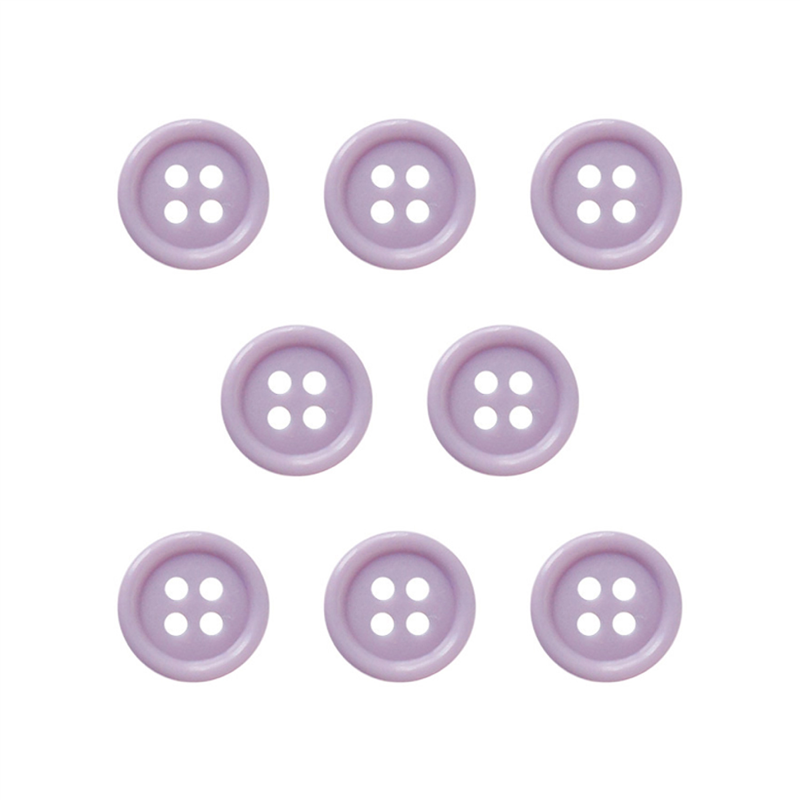 日本紐釦貿易(Nippon Chuko) カラーボタン 15mm 8個 ラベンダー CG1700-15-70 1袋（ご注文単位1袋）【直送品】