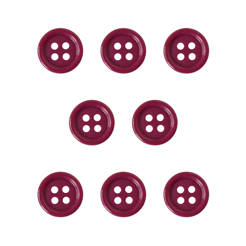 日本紐釦貿易(Nippon Chuko) カラーボタン 15mm 8個 パープル CG1700-15-73 1袋(ご注文単位1袋)【直送品】
