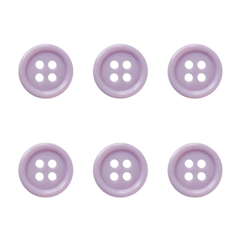日本紐釦貿易(Nippon Chuko) カラーボタン 18mm 6個 ラベンダー CG1700-18-70 1袋（ご注文単位1袋）【直送品】