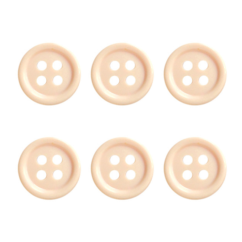 日本紐釦貿易(Nippon Chuko) カラーボタン 21mm 6個 ピンクよりのベージュ CG1700-21-30 1袋（ご注文単位1袋）【直送品】