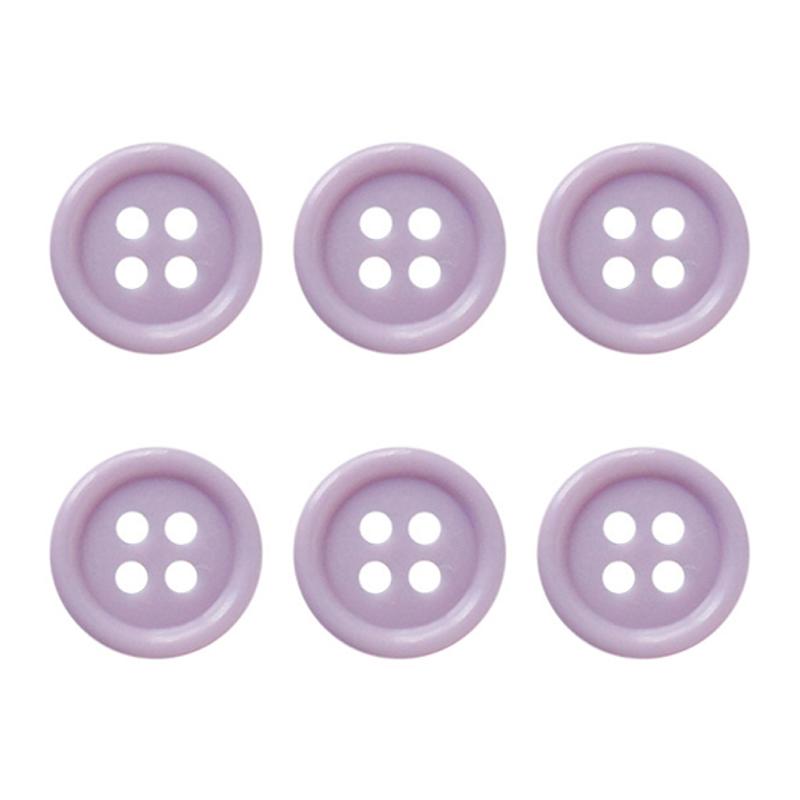 日本紐釦貿易(Nippon Chuko) カラーボタン 21mm 6個 ラベンダー CG1700-21-70 1袋（ご注文単位1袋）【直送品】