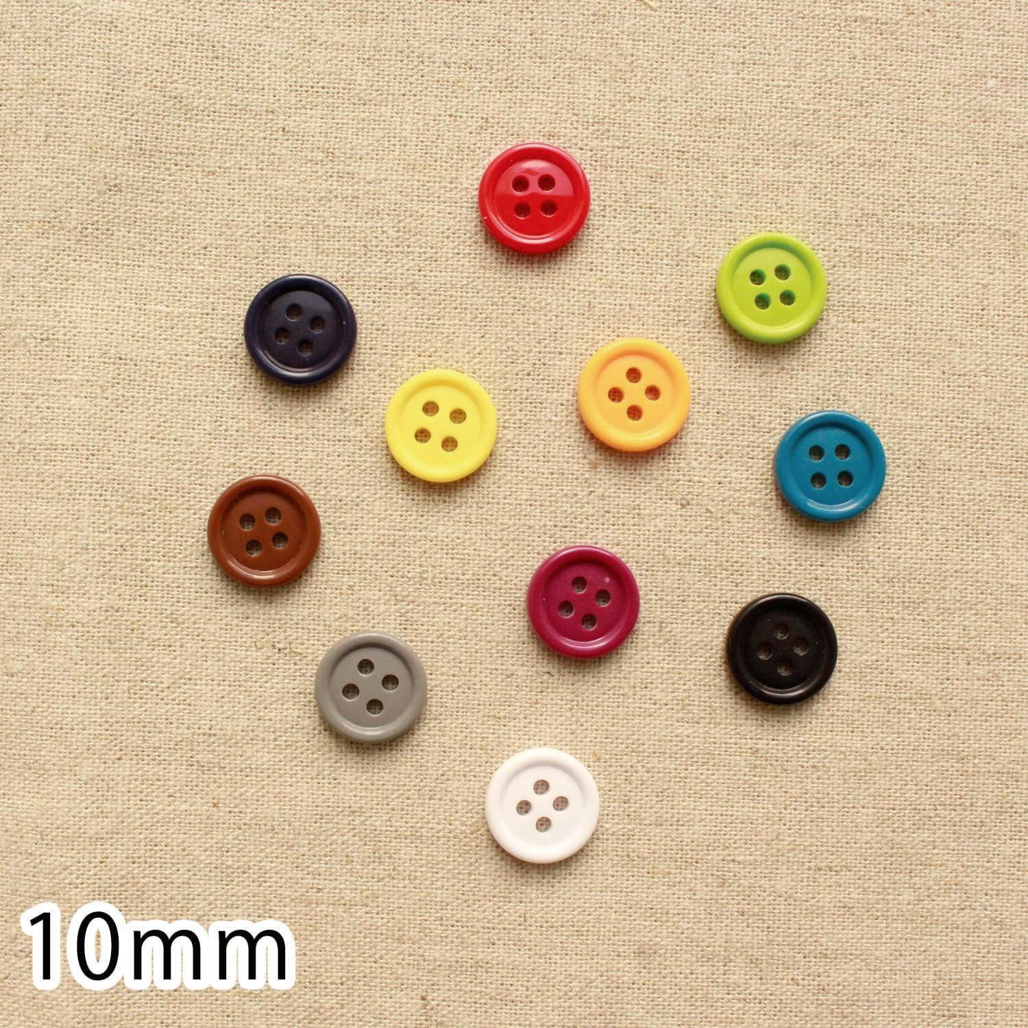 日本紐釦貿易 カラーボタン φ10mm 11個入 レトロカラー CG1700-10-A （ご注文単位1束）【直送品】